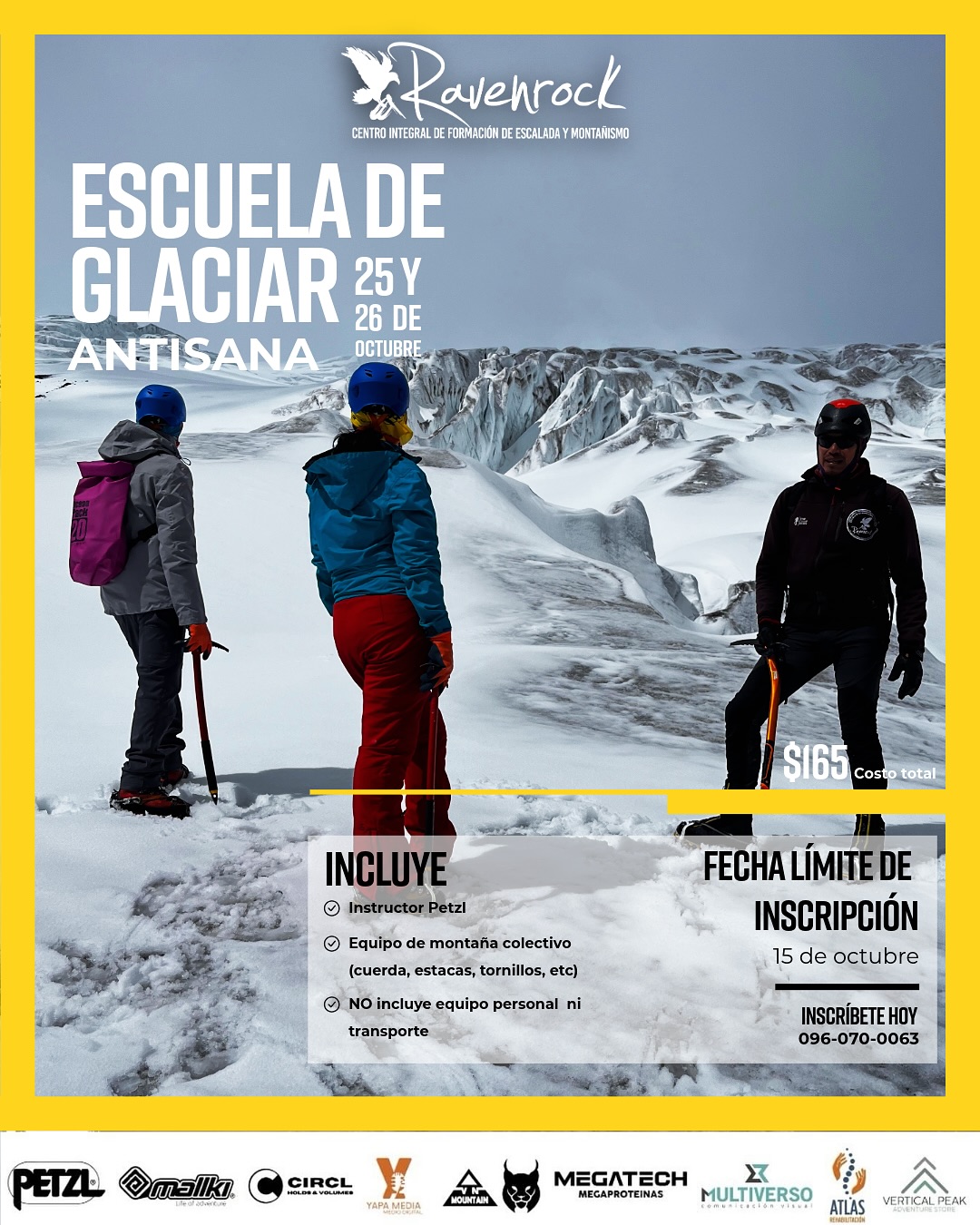 escuela de glaciar